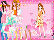 Gioco online Giochi da Vestire le Ragazze - Pink Heart Dressup